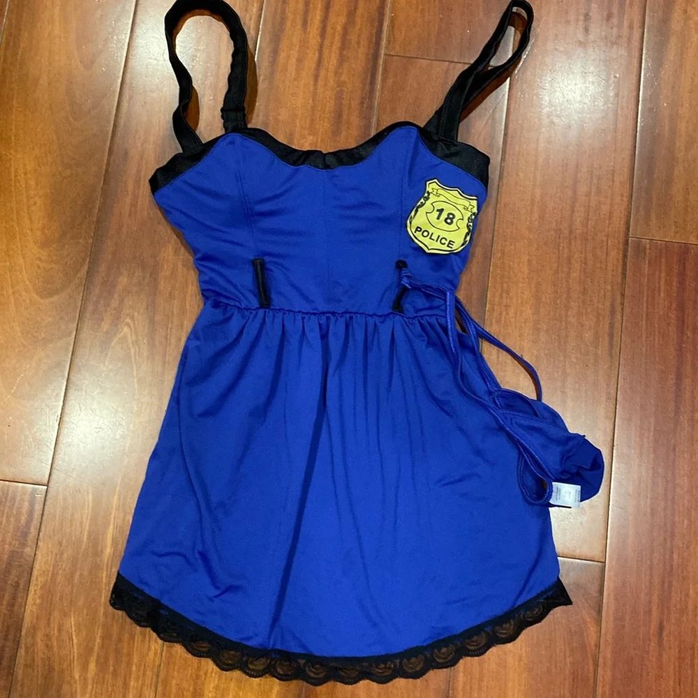 Sexy Cop Police Officer Halloween Costume Lingerie